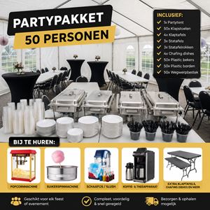 Partypakket 50 personen Partypakket 50 personen